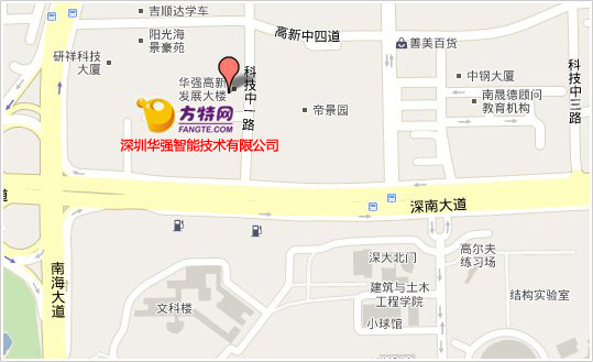 方特网位置图-深圳华强高新发展大厦